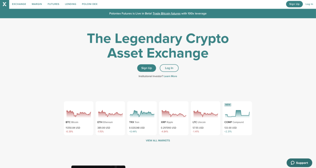 Poloniex: The Legendary Altcoin and Crypto Asset Exchange