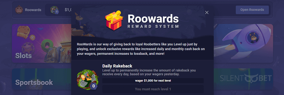 Roowards Program by Roobet