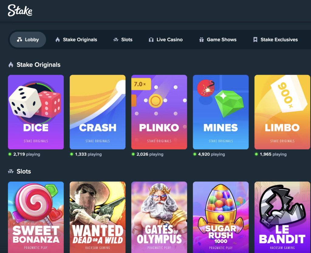 Stake casino alternatives